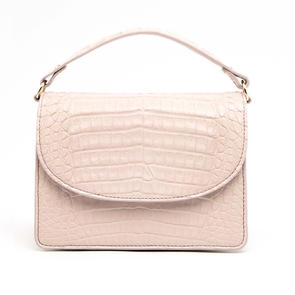 maria oliver Handbags - Maria Oliver Crocodile Leather Valencia Top Handle Bag